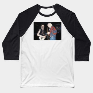 Johnny and Edgar Winter Photograph Baseball T-Shirt